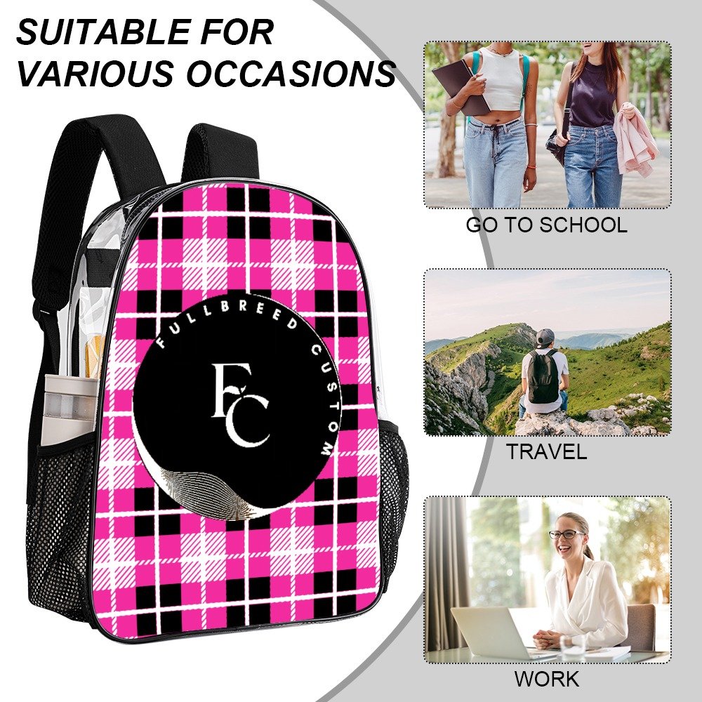 FullbreedCustom Transparent Bag 17 inch 2024 New - Image 6