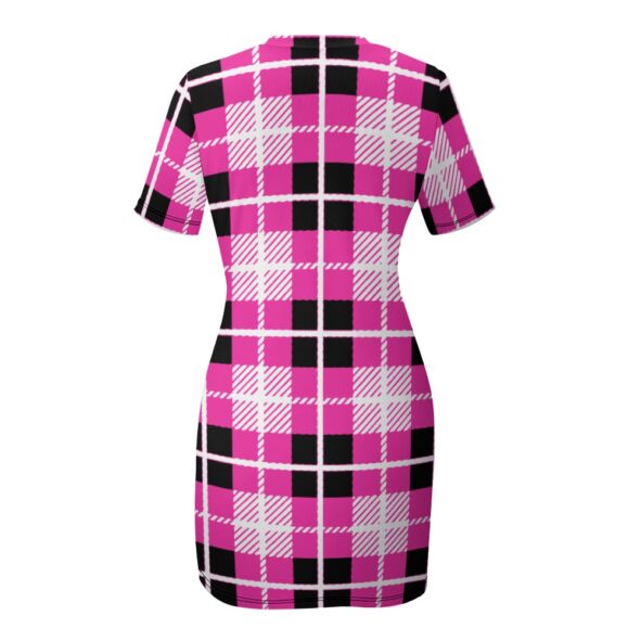 FullbreedCustom White Crew Neck Short Sleeve Dress