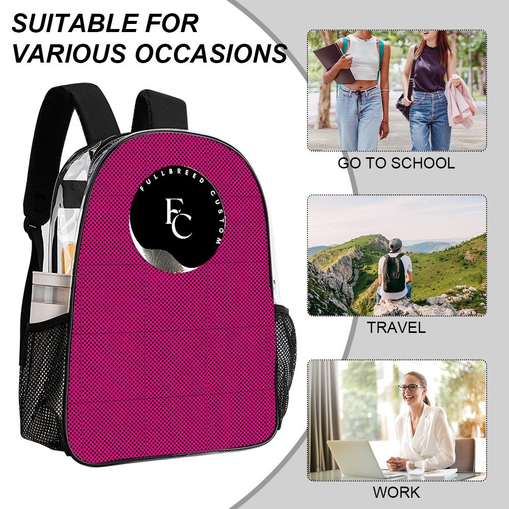 FullbreedCustom Transparent Bag 17 inch 2024 New - Image 6