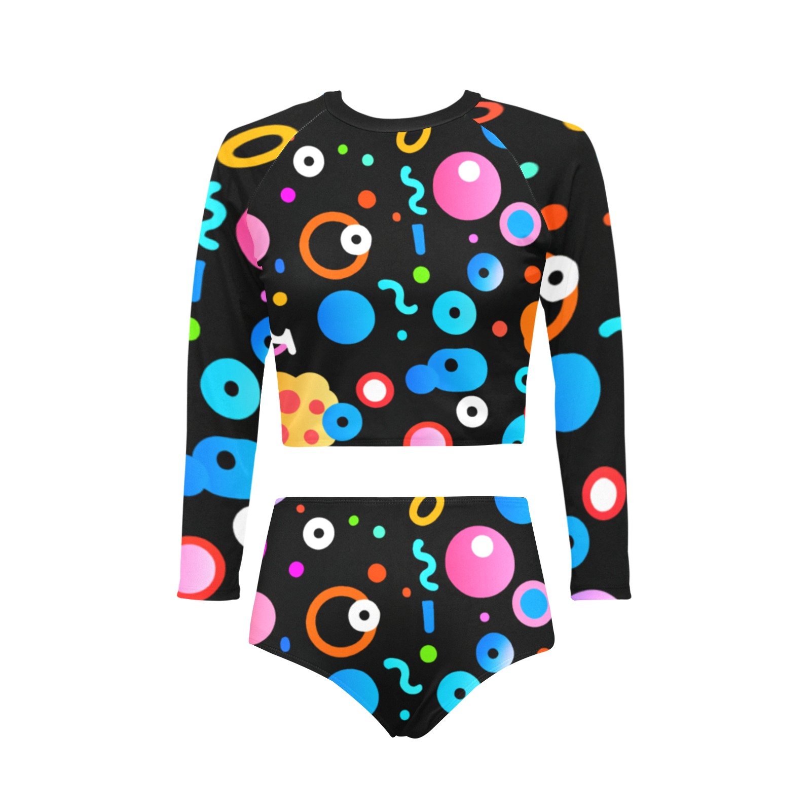 fullbreedcustom Women's Long Sleeve Bikini Set (S27) - Image 3