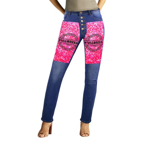 FullbreedCustom Women's Jeans (Front&Back Printing)