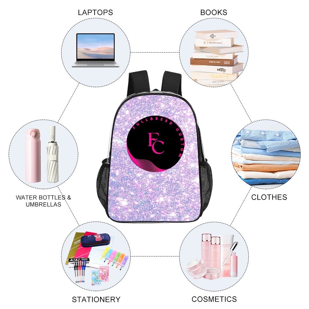 FullbreedCustom Transparent Bag 17 inch 2024 New - Image 2