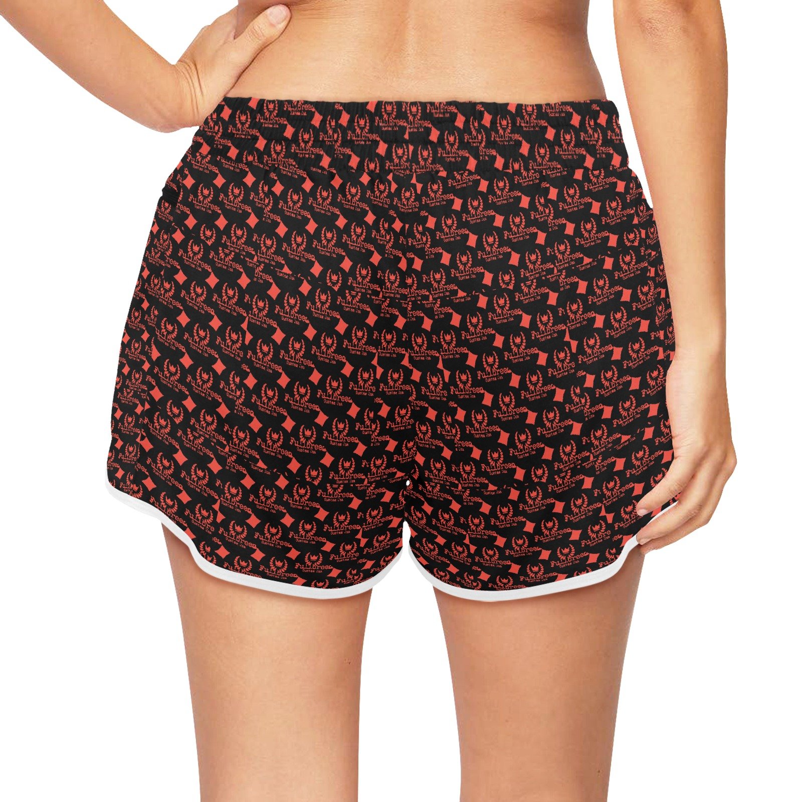 fullbreedcustom Women's Sports Shorts (L61) - Image 3