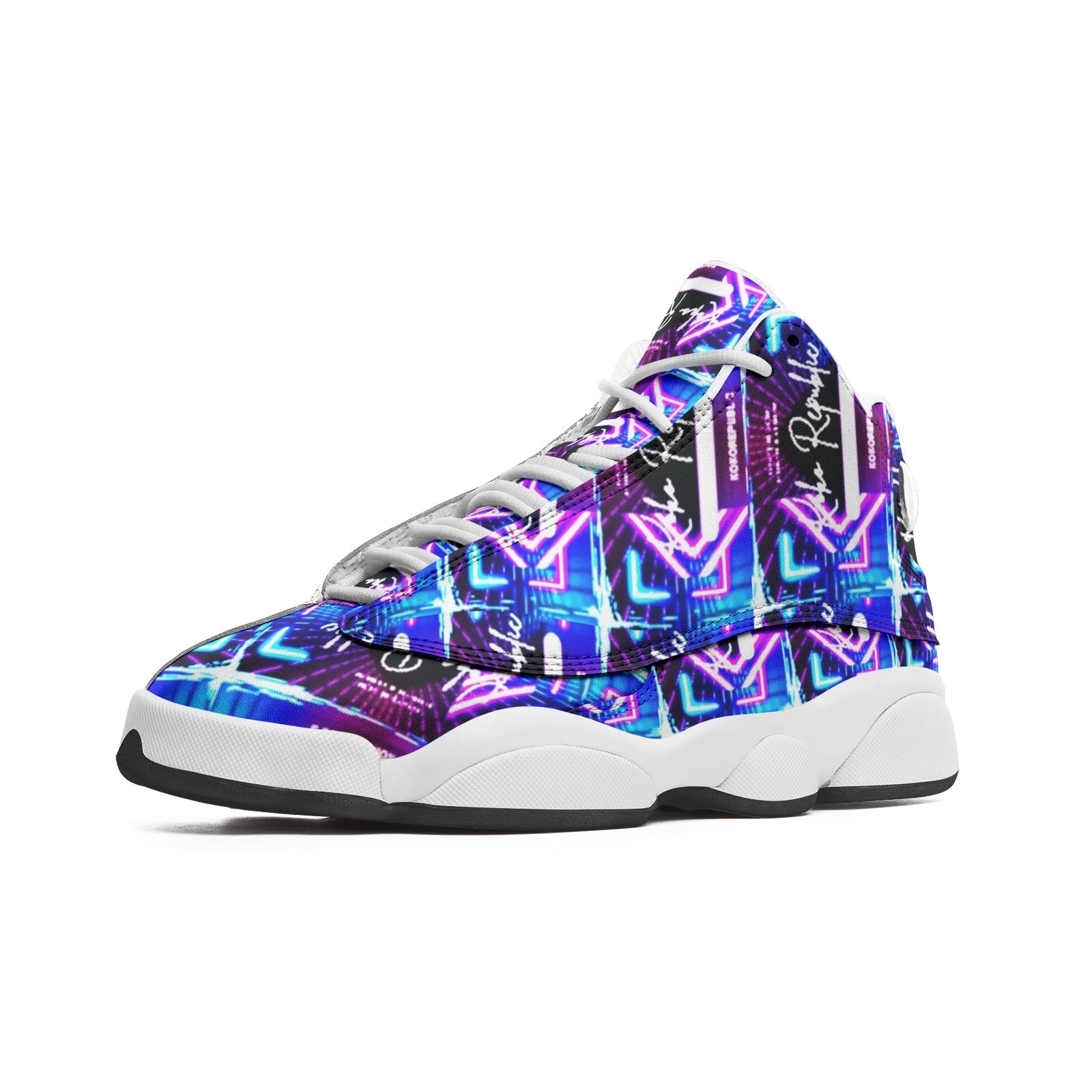 Kokorepublic Unisex High Top Leather Sneakers