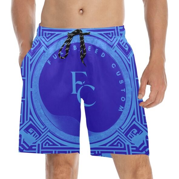 fullbreedcustom Men's Mid-Length Beach Shorts (L51)