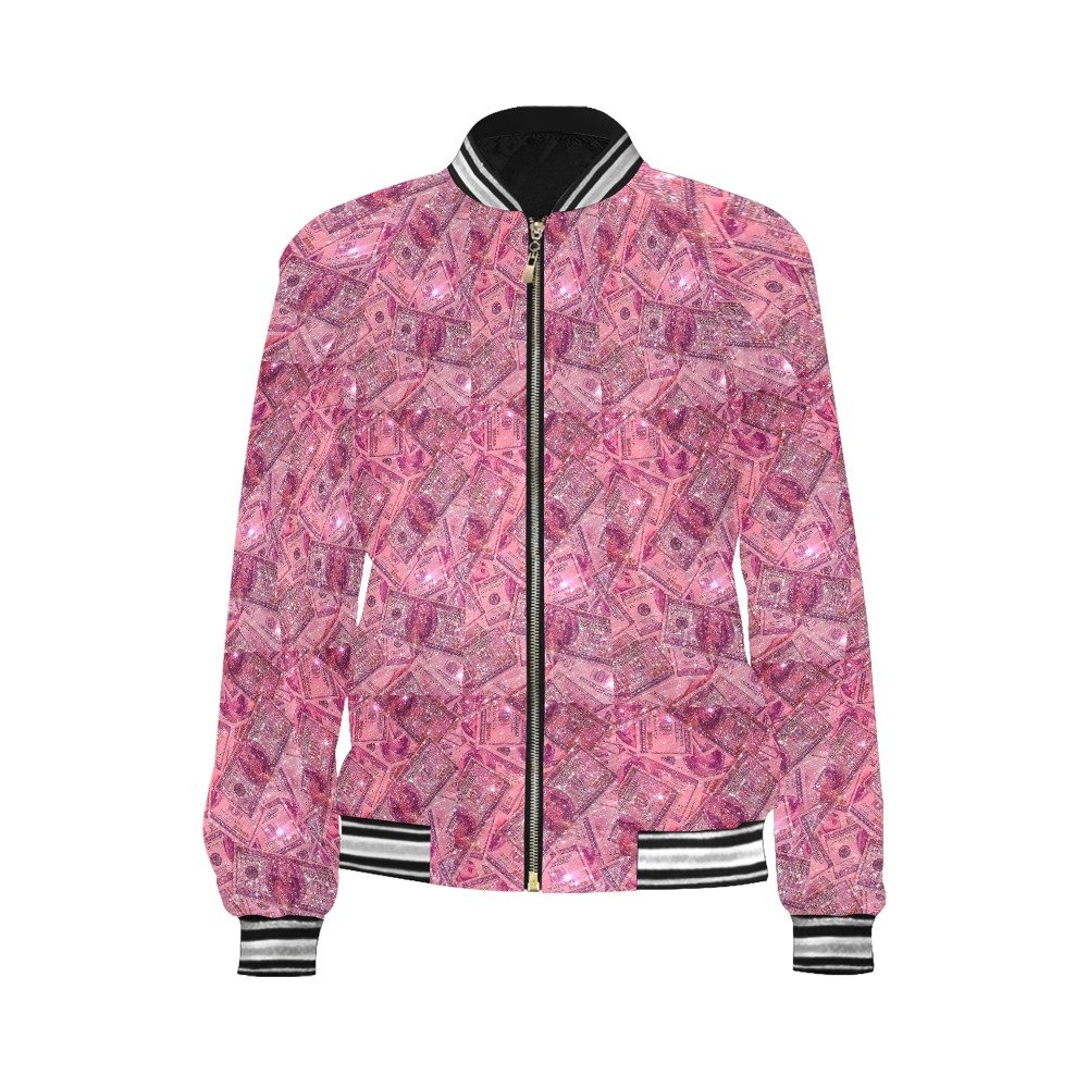 fullbreedcustom Women's Horizontal Stripes Jacket (Model H21) - Image 4