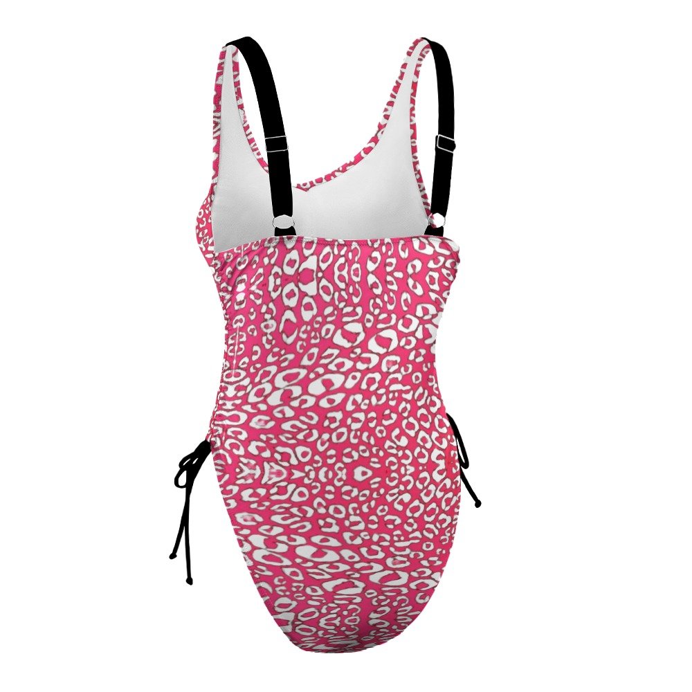 fullbreedcustom Ladies Polka Dot One Piece Swimsuit - Image 3