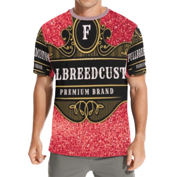 FullbreedCustom Men's All Over Print Crew Neck T-Shirt(T40-2)