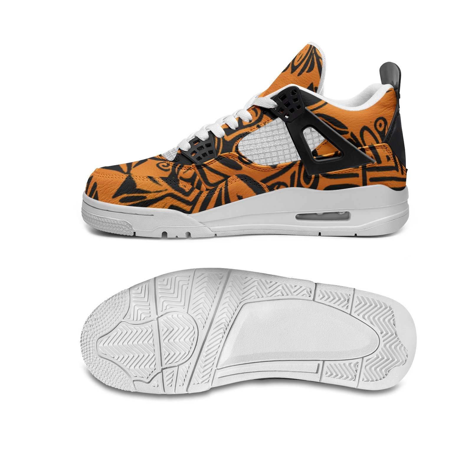 Unisex Non Slip Lace Up Breathable Fashion Sneakers - Image 5