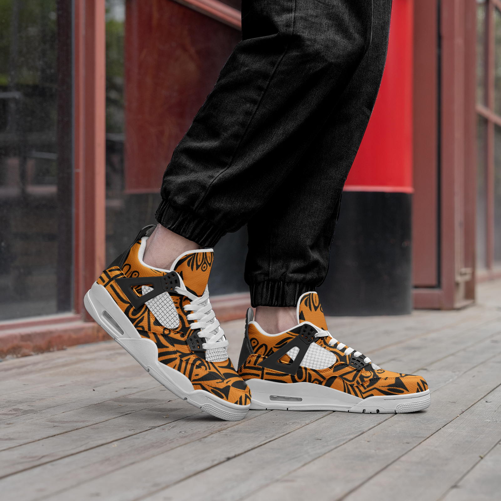 Unisex Non Slip Lace Up Breathable Fashion Sneakers - Image 6