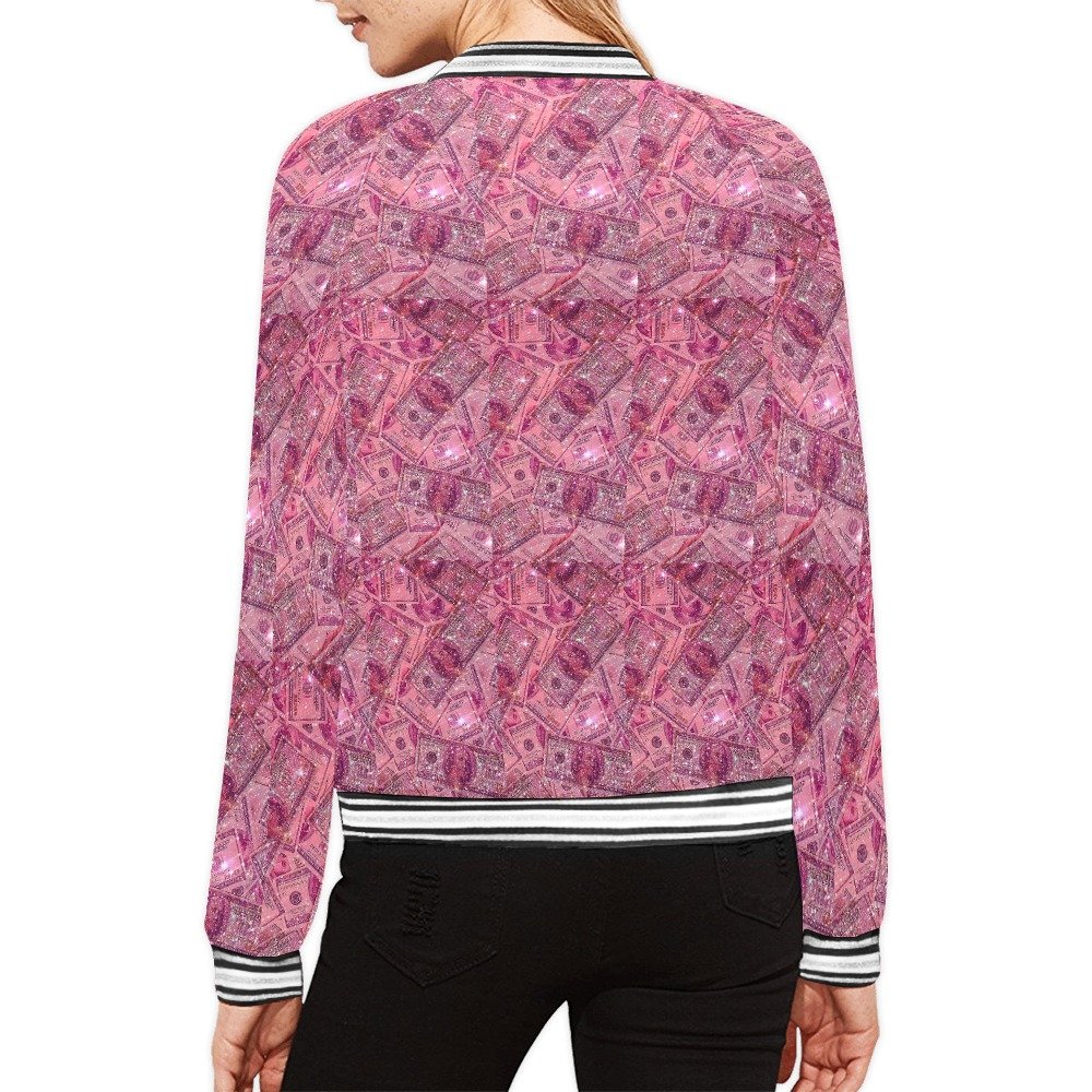 fullbreedcustom Women's Horizontal Stripes Jacket (Model H21) - Image 3