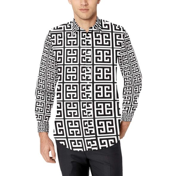 FullbreedCustom Men's All Over Print Long Sleeve Shirt(Model T61)