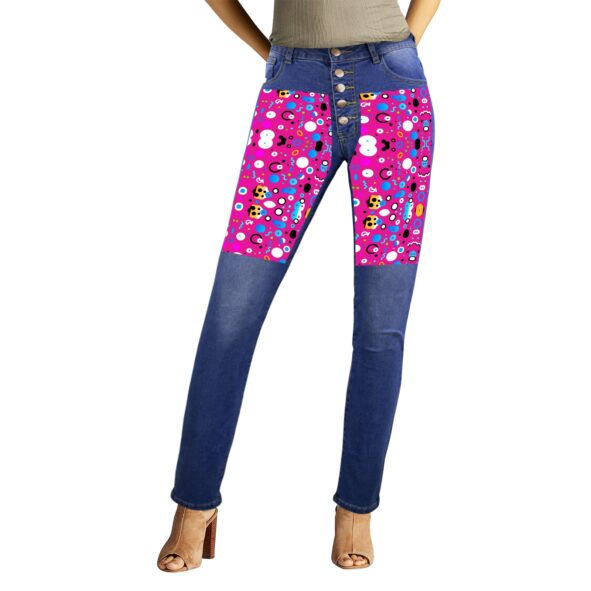 FullbreedCustom Women's Jeans (Front&Back Printing)