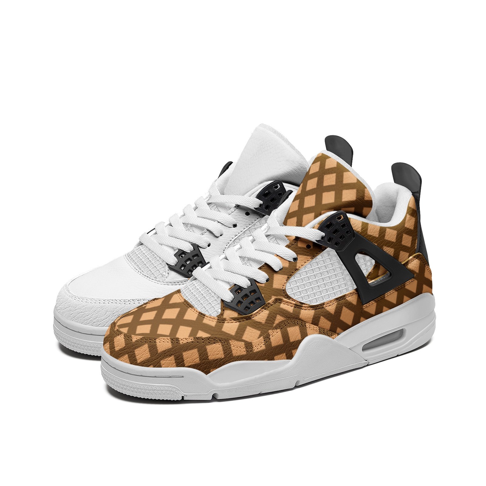 Unisex Non Slip Lace Up Breathable Fashion Sneakers - Image 2