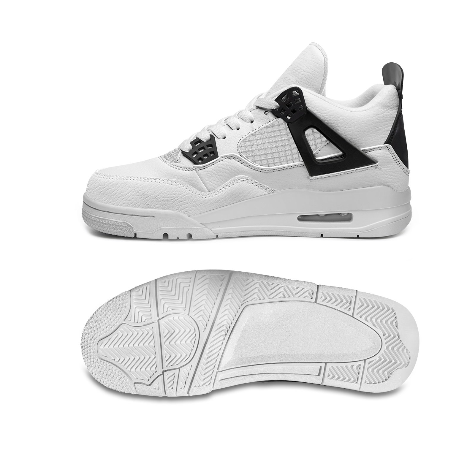 Unisex Non Slip Lace Up Breathable Fashion Sneakers - Image 5