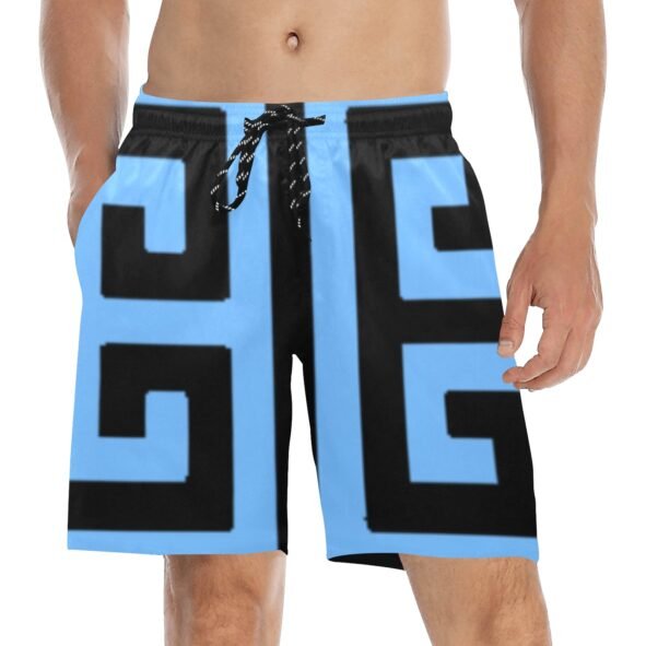 fullbreedcustom Men's Mid-Length Beach Shorts (L51)