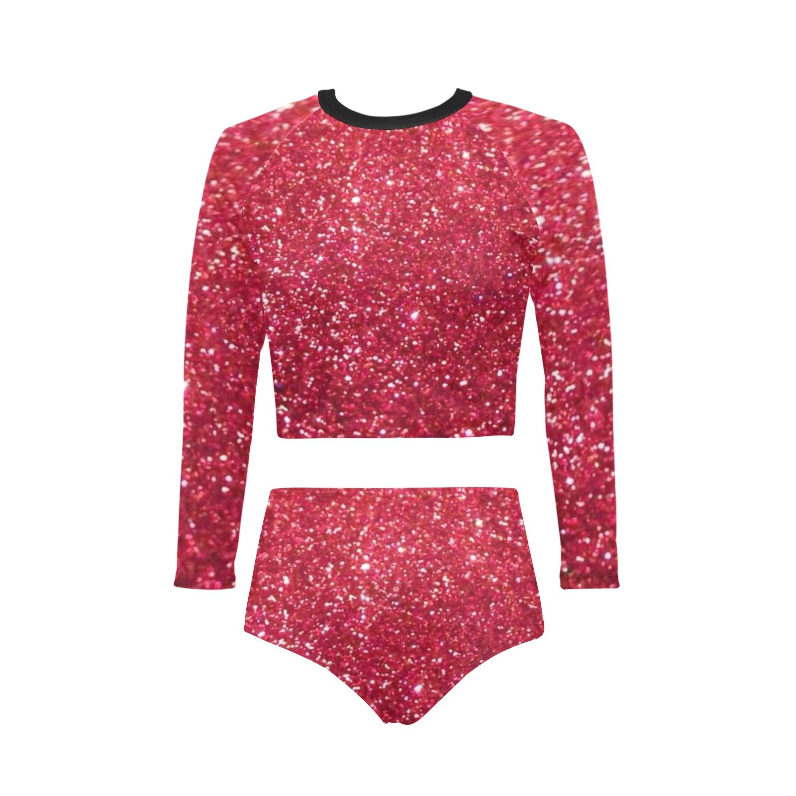 fullbreedcustom Women's Long Sleeve Bikini Set (S27) - Image 3