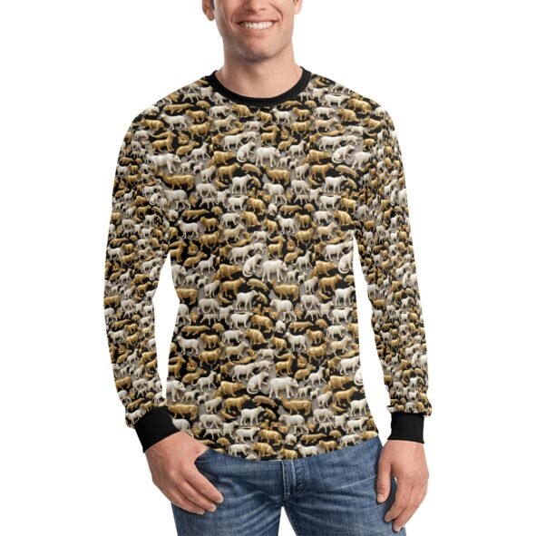 kokorepublic Men's Long Sleeve T-shirt(ModelT51)