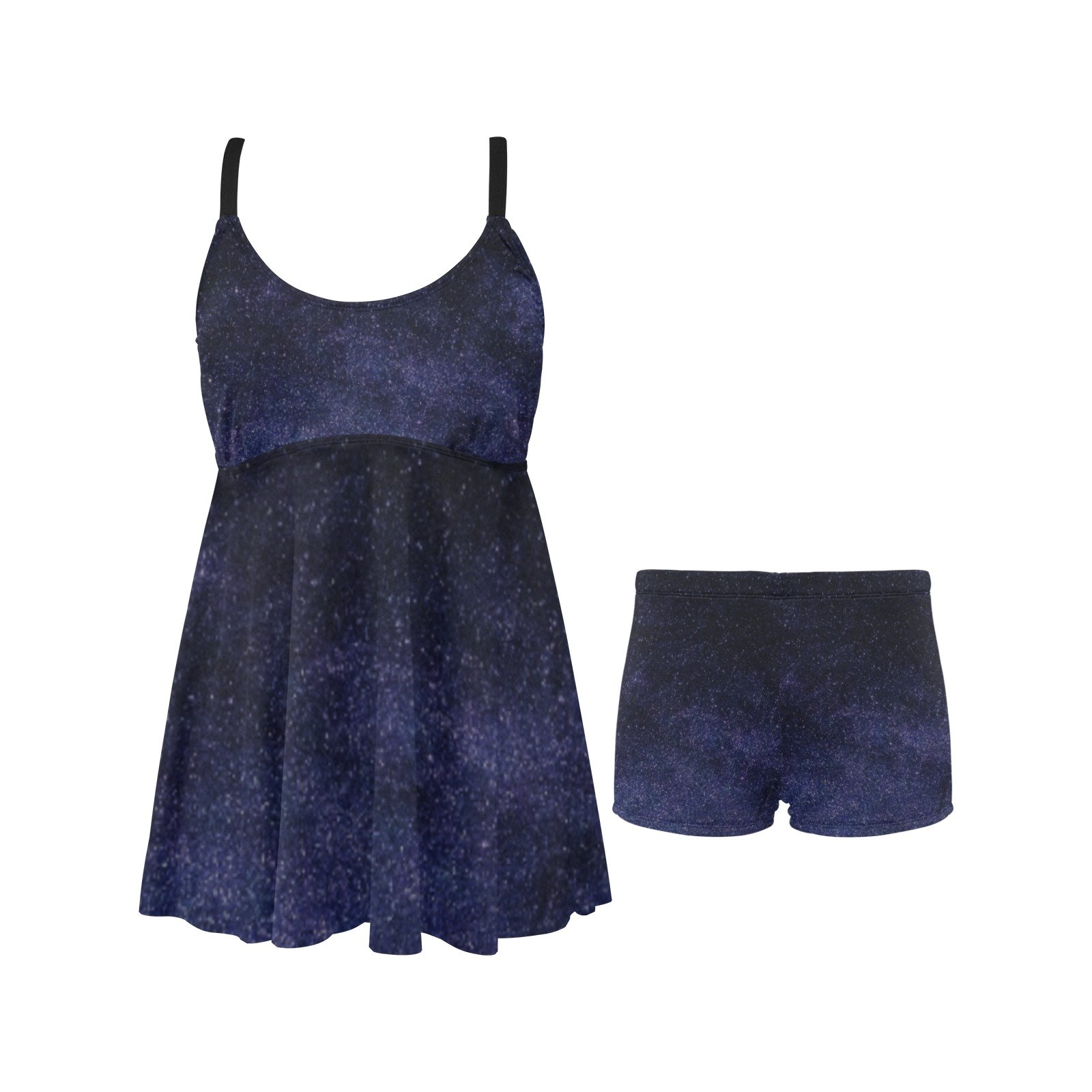 Chest Pleat Swim Dress (S31) - Image 3