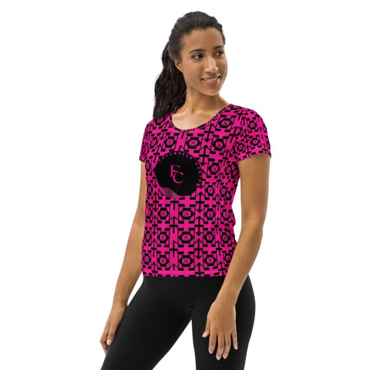 fullbreedcustom Print Women's Athletic T-shirt