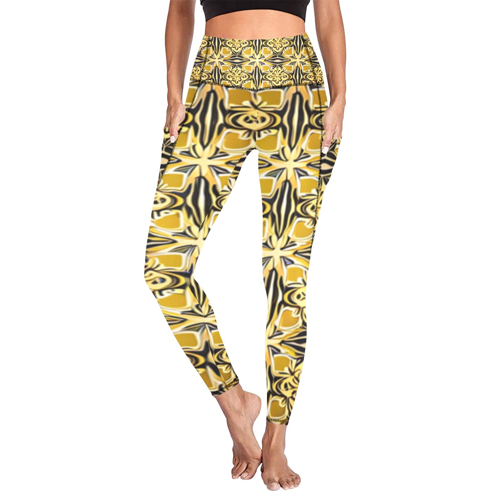 fullbreedcustom Print Leggings with Pockets (L56)