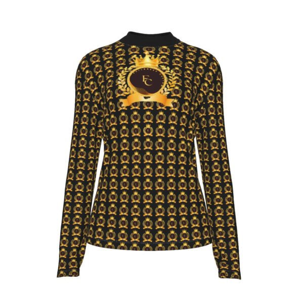 FullbreedCustom Women's Stretchable Turtleneck Top