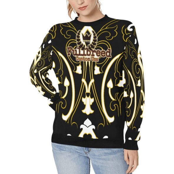 FullbreedCustom Rib Cuff Crew Neck Sweatshirt (H34)