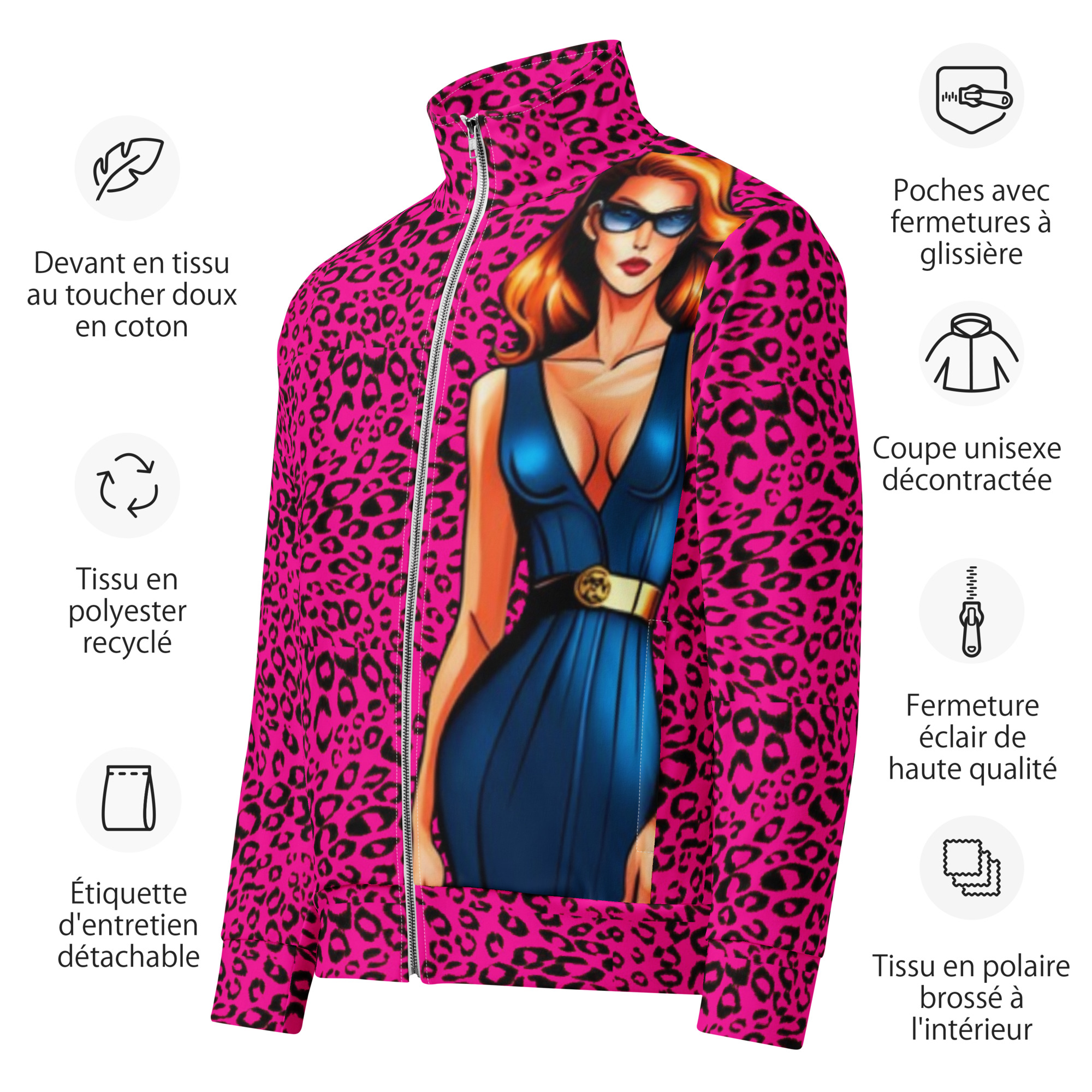 FulbreedCustom Unisex track jacket - Image 2