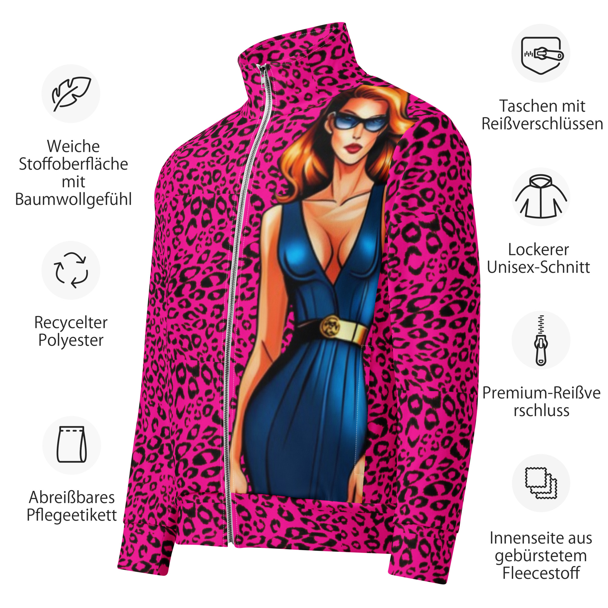 FulbreedCustom Unisex track jacket - Image 3