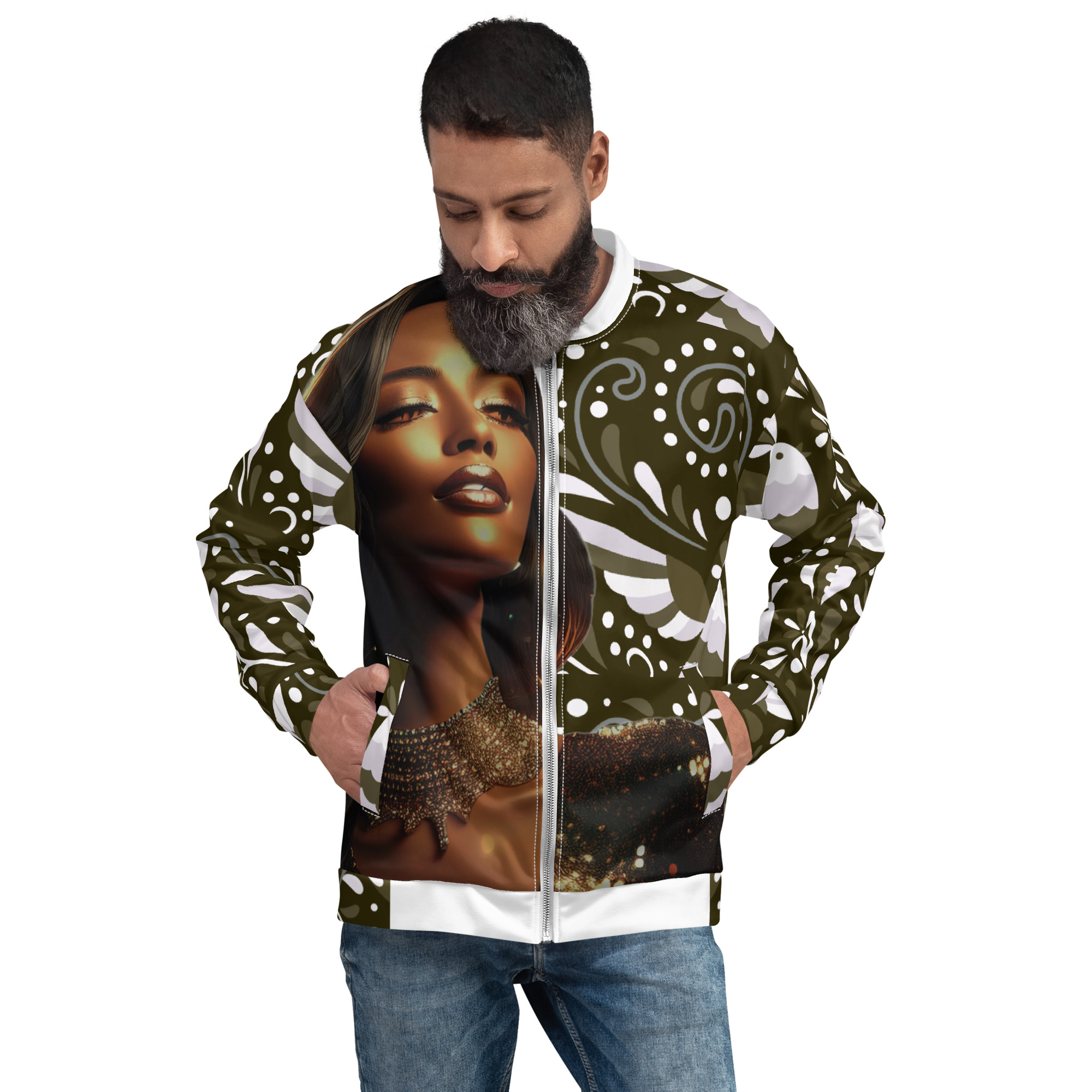 Unisex Bomber Jacket - Image 3