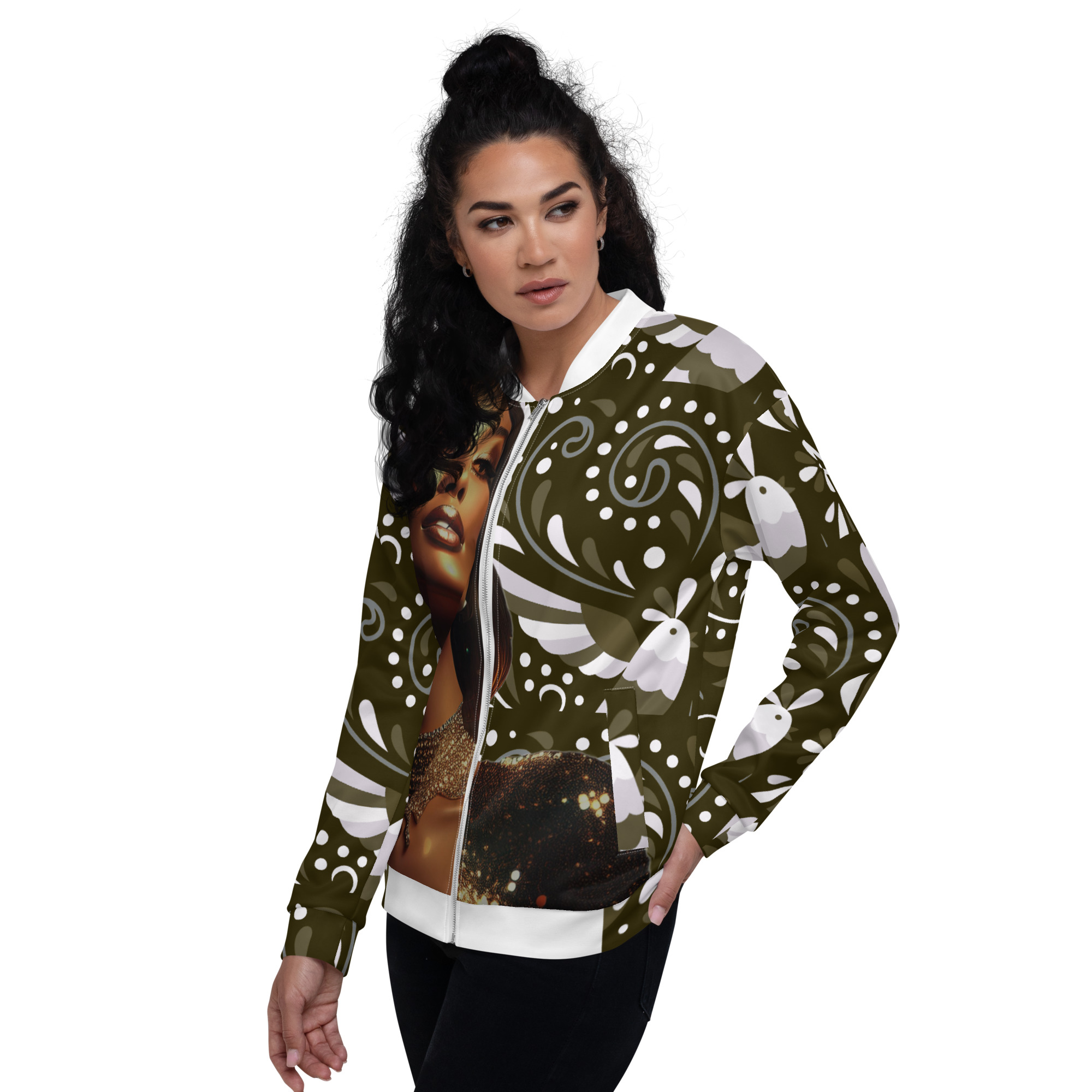 Unisex Bomber Jacket - Image 2