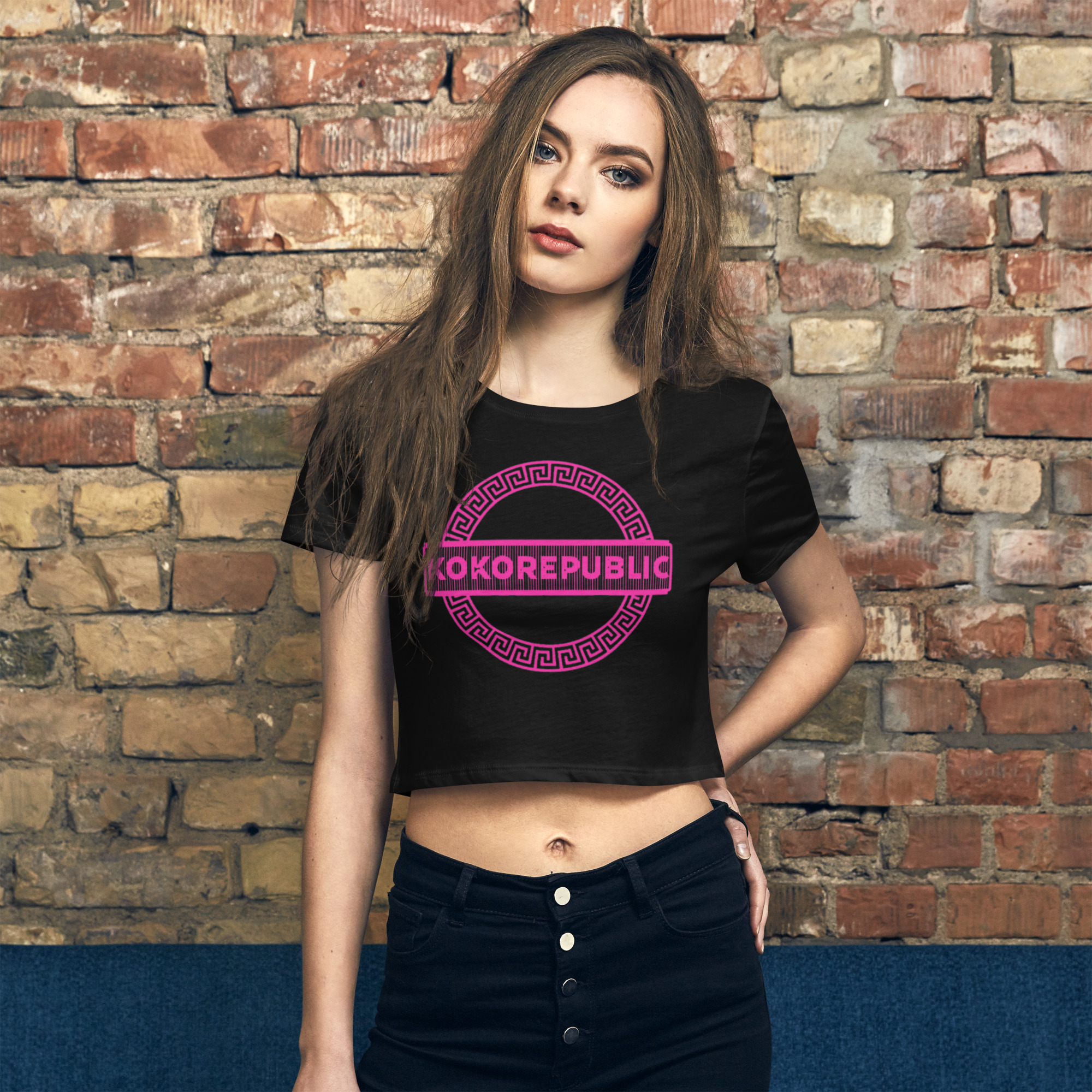 fullbreedcustom Women’s Crop Tee - Image 2