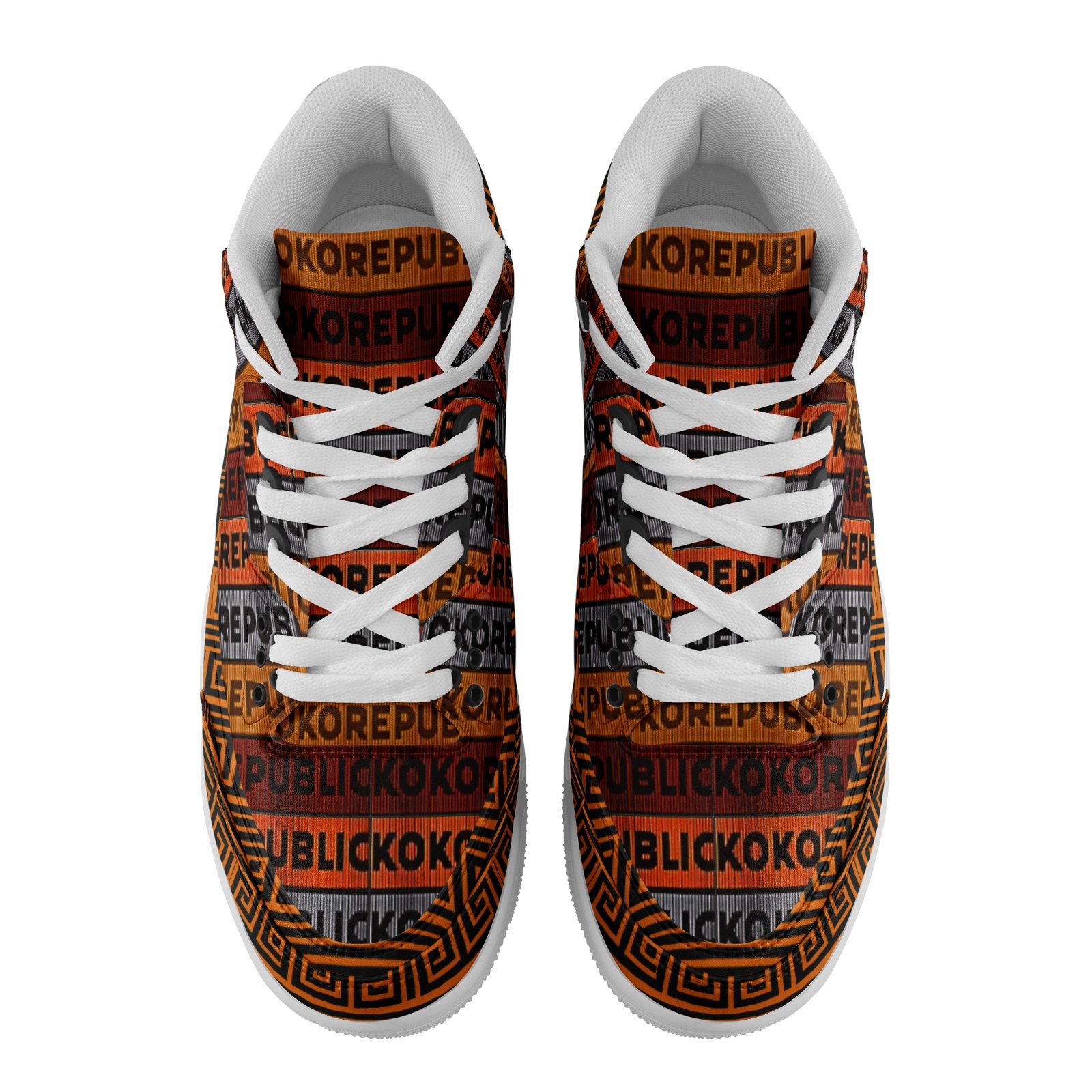 kokorepublic Unisex Non Slip Sneakers Lace Up Fashion Shoes - Image 5