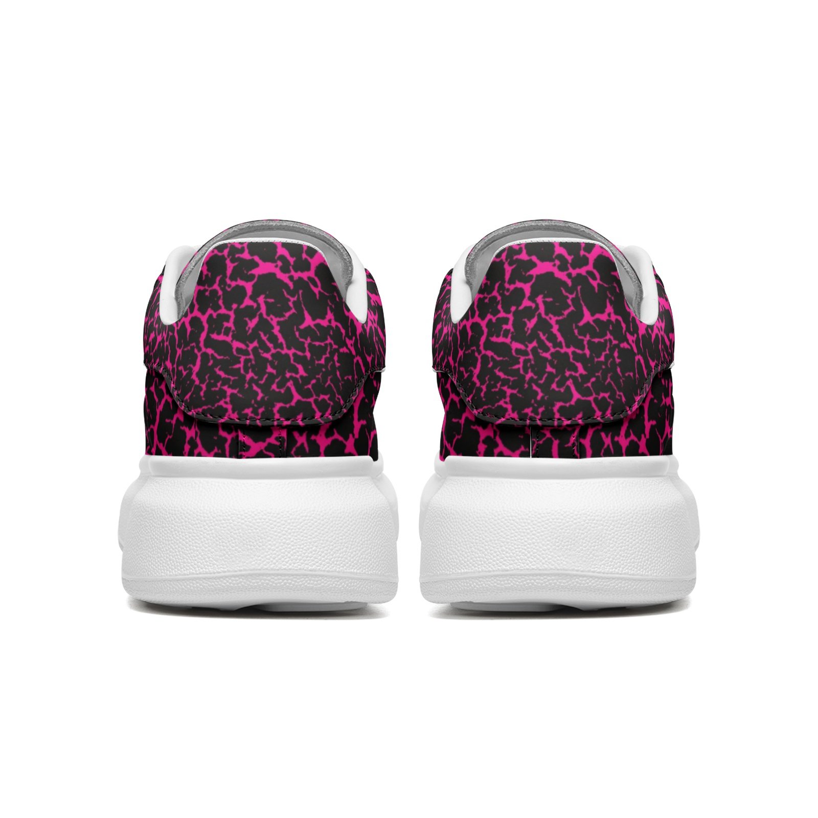 kokorepublic Unisex Non Slip Lace Up Faux Leather Sneakers - Image 6