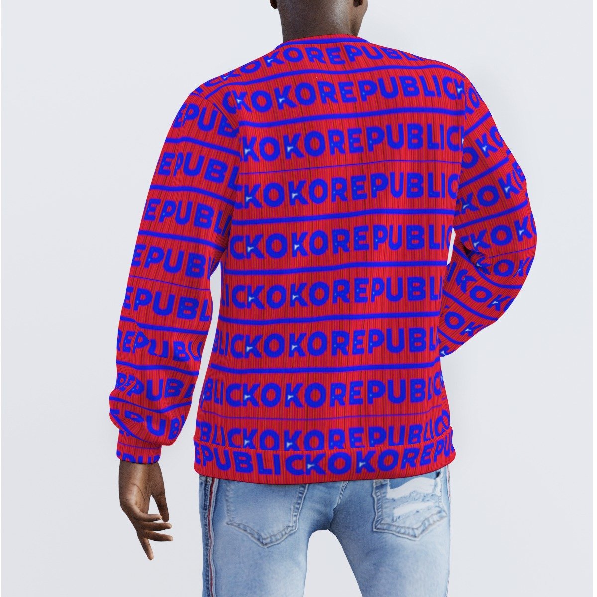FullbreedCustom Print Men's Sweater - Image 3