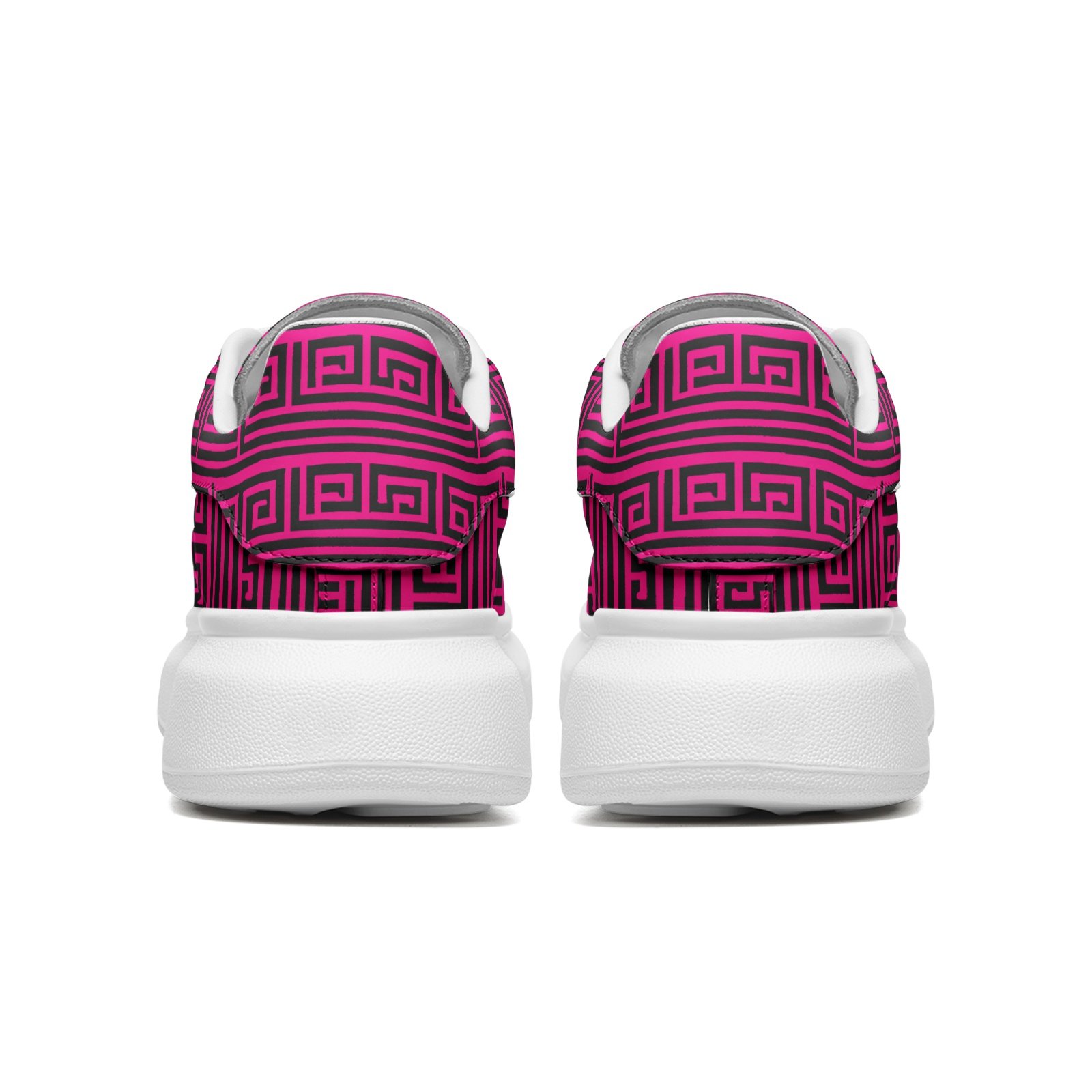 kokorepublic Unisex Non Slip Lace Up Faux Leather Sneakers - Image 6