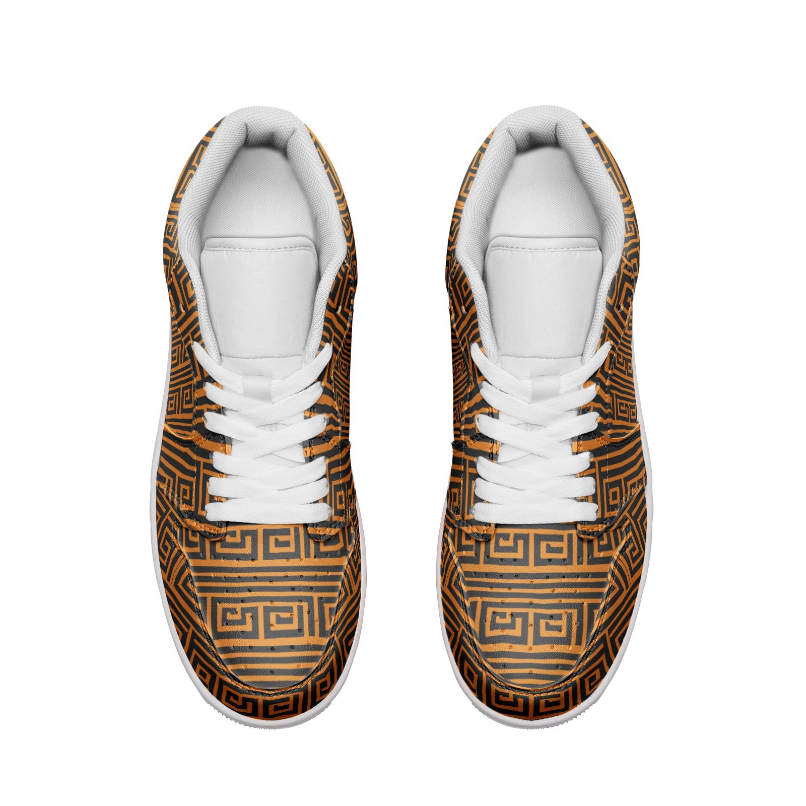 kokorepublic Unisex Low Top Leather Sneakers - Image 3