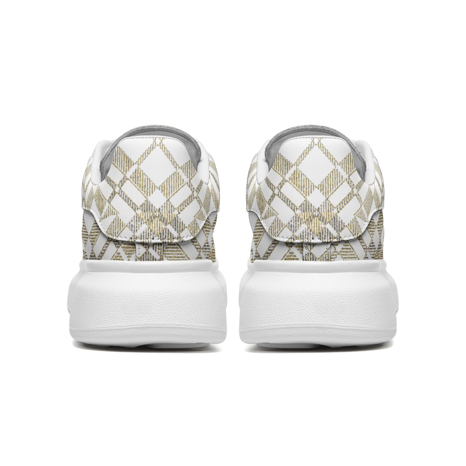 kokorepublic Unisex Non Slip Lace Up Faux Leather Sneakers - Image 6