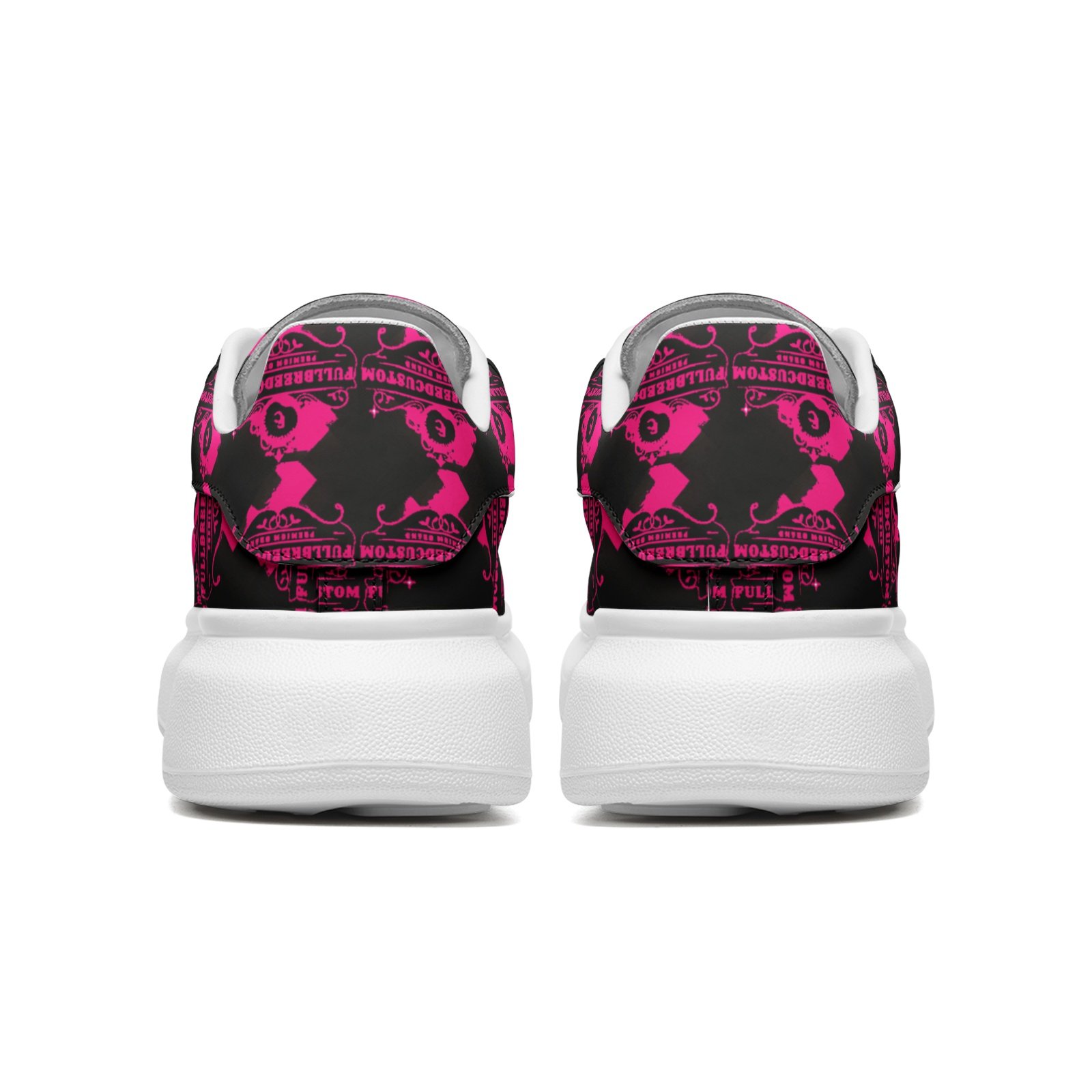 kokorepublic Unisex Non Slip Lace Up Faux Leather Sneakers - Image 6