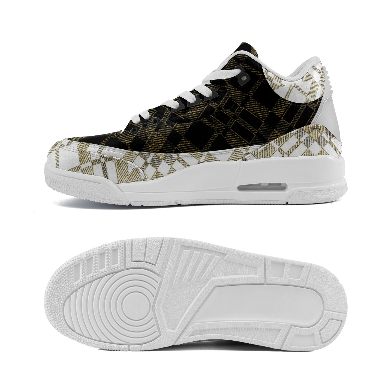 kokorepublic Unisex Non Slip Sneakers Lace Up Fashion Shoes - Image 4