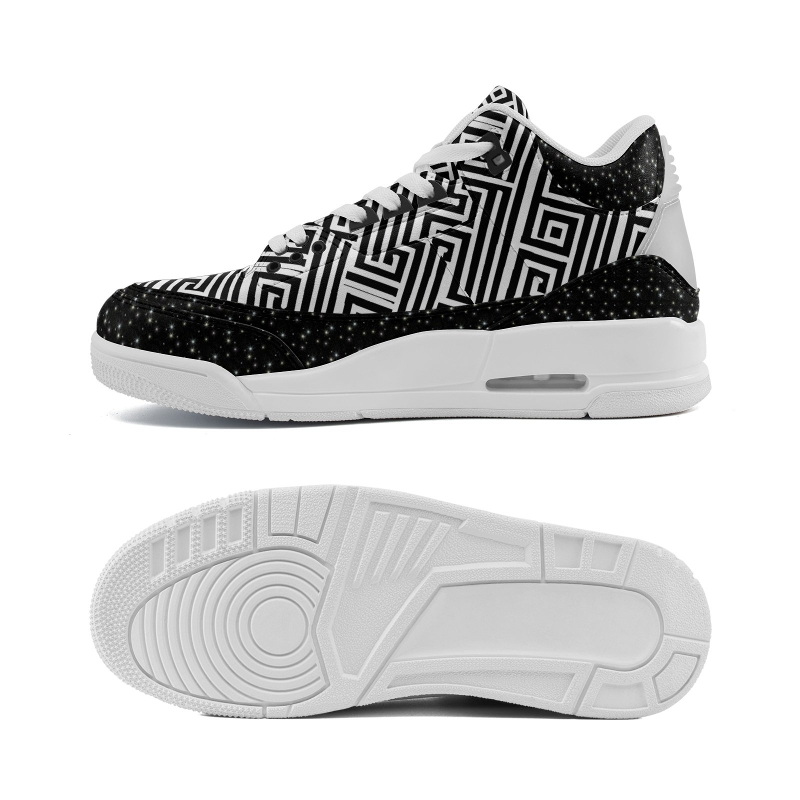 kokorepublic Unisex Non Slip Sneakers Lace Up Fashion Shoes - Image 4