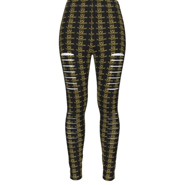 fullbreedboutique Print Women's Ripped Leggings