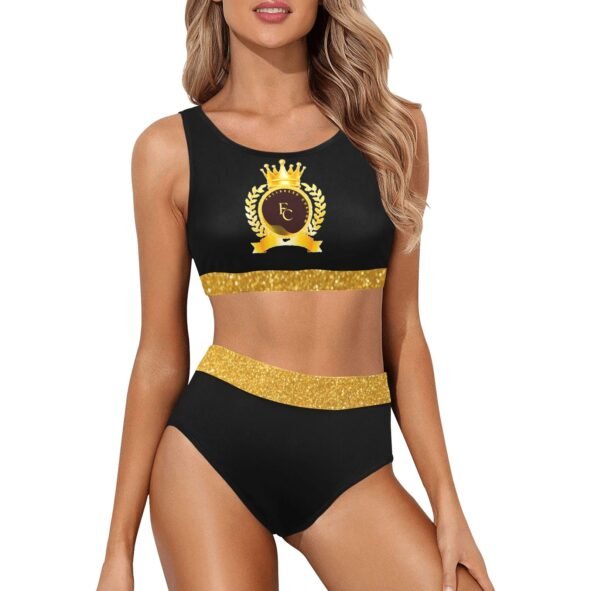 kokorepublic Women's Crop Top Bikini Set (S21)