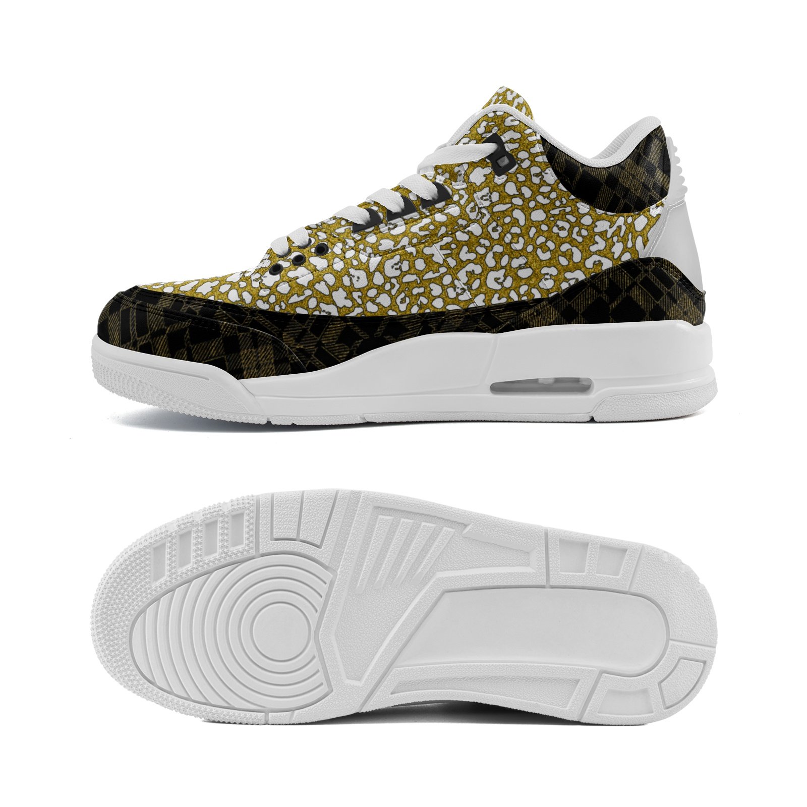 Unisex Non Slip Sneakers Lace Up Fashion Shoes - Image 4