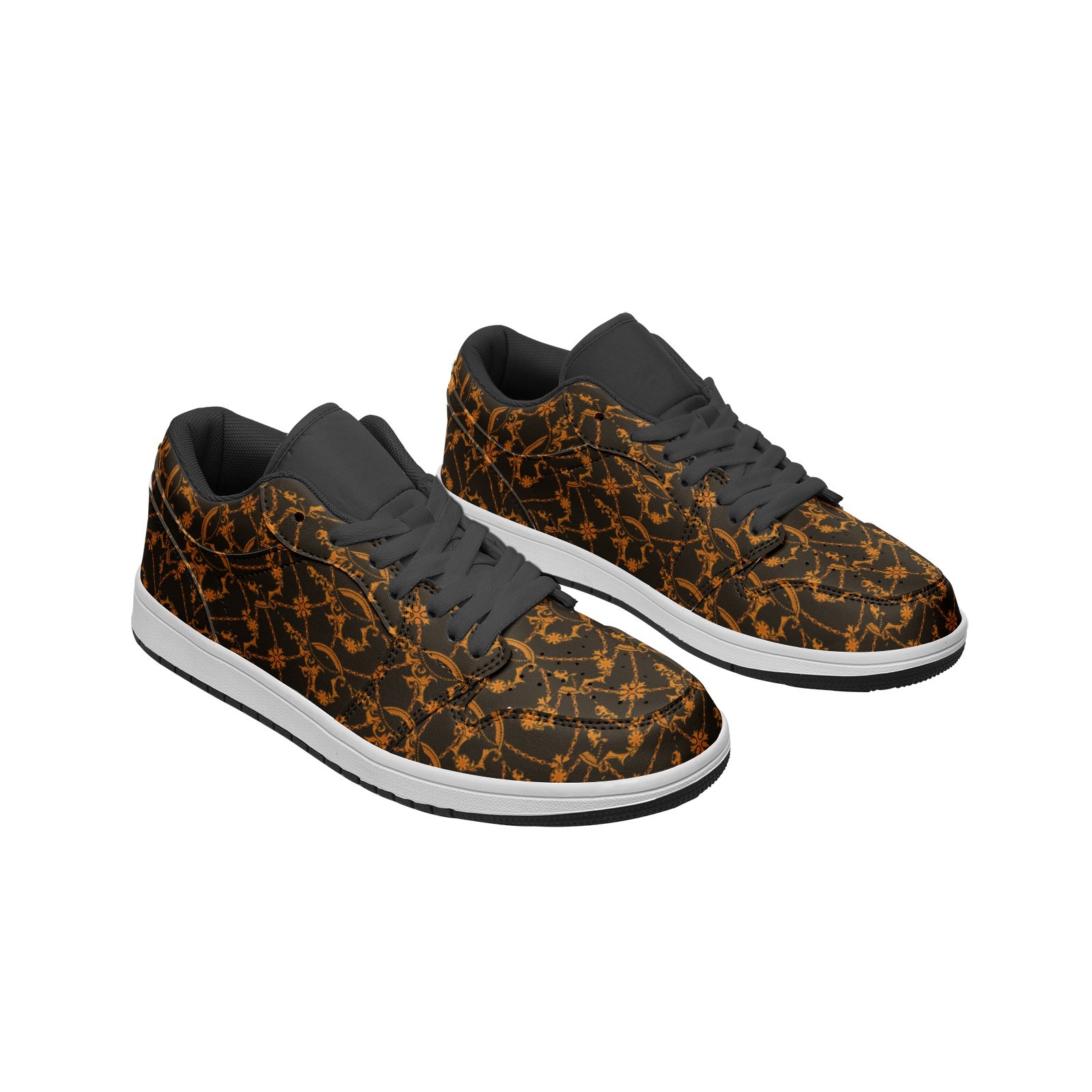 Unisex Low Top Leather Sneakers - Image 5