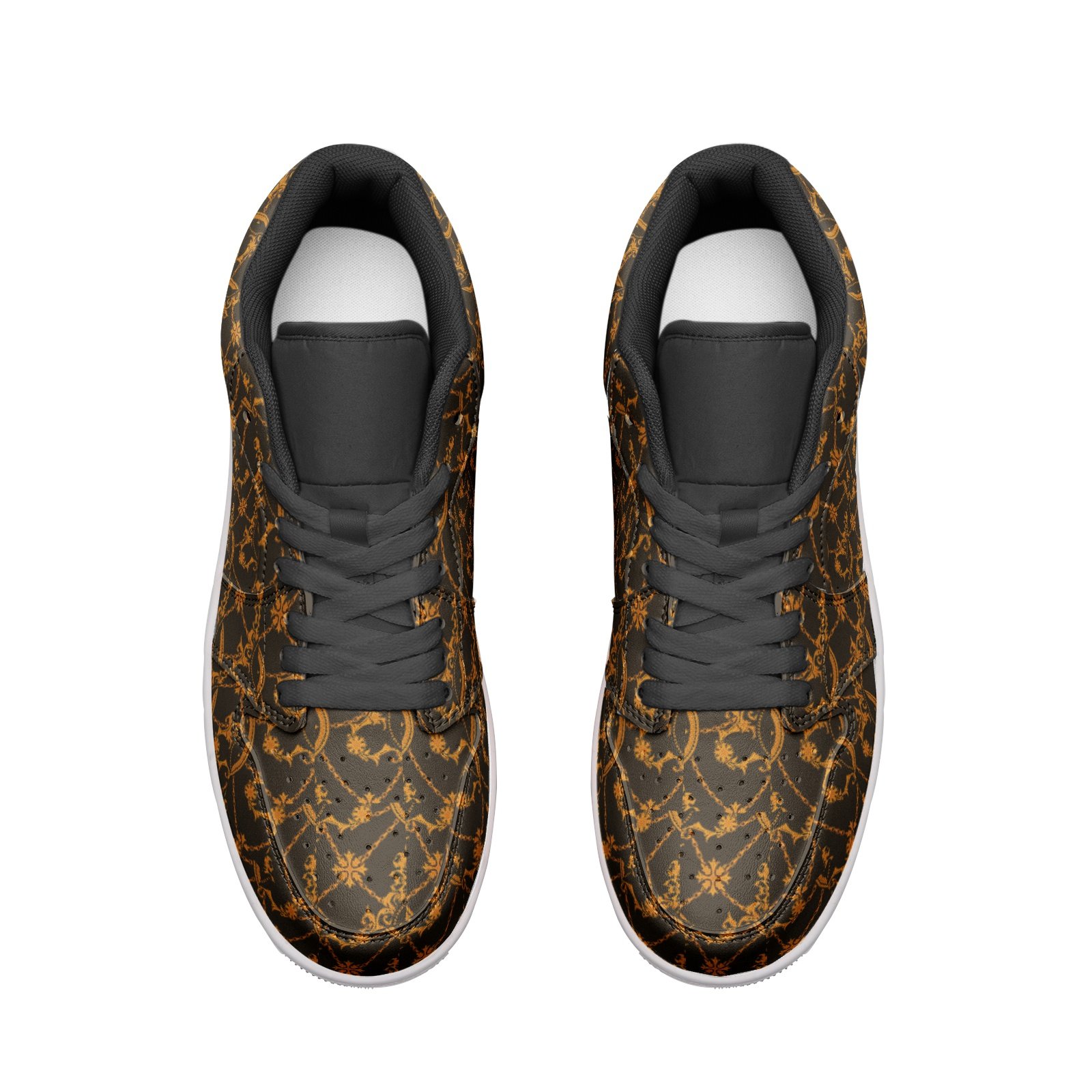 Unisex Low Top Leather Sneakers - Image 6