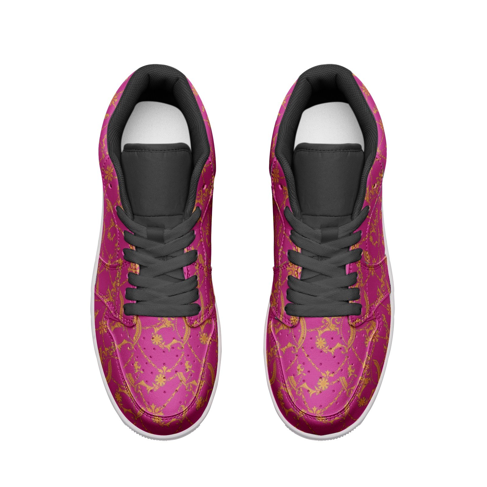 Unisex Low Top Leather Sneakers - Image 6