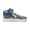 kokorepublic Unisex high Top Leather Sneakers - Image 3