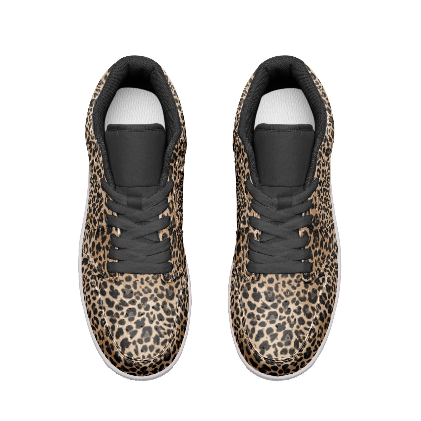 Unisex Low Top Leather Sneakers - Image 6