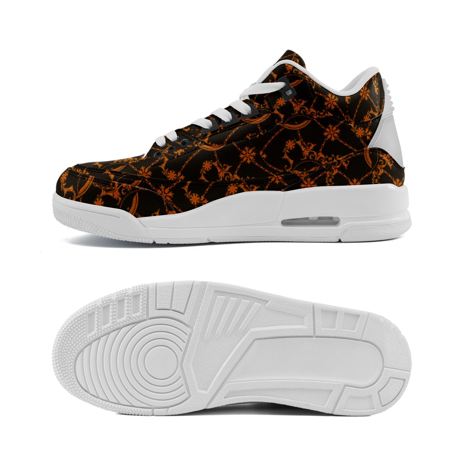 kokorepublic Unisex Non Slip Sneakers Lace Up Fashion Shoes - Image 4